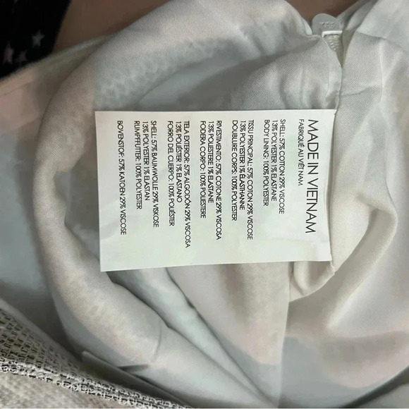 Club Monaco 00 Midi Twill Skirt - Picture 8 of 10